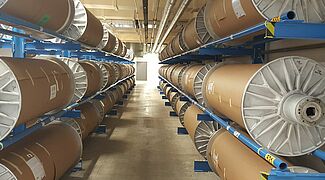 Draagarmstelling voor lichte lasten.