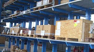 Draagarmstelling voor lichte lasten.