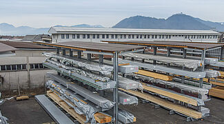 draagarmstellingen met dak