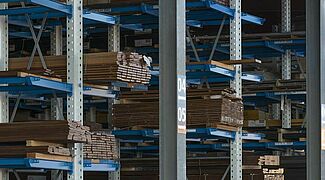 Draagarmstelling voor lichte lasten.